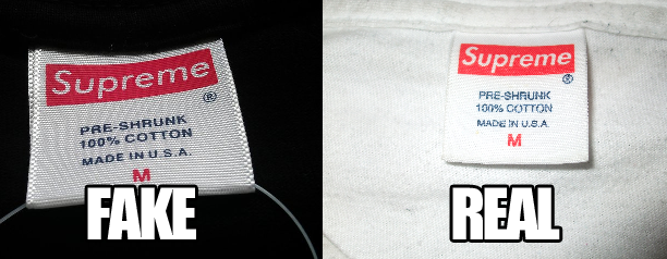 How To Tell Real vs. Fake Supreme T-Shirt (With Side by Side Comparisons) 